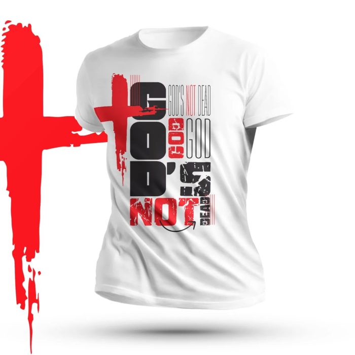 Camiseta Personalizada Tema "God is Not Dead" Deus não está morto